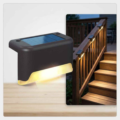 solarne LED lampe za ogradu 4 kom — pregled