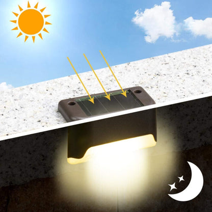 solarne LED lampe za ogradu 4 kom — detalj 3