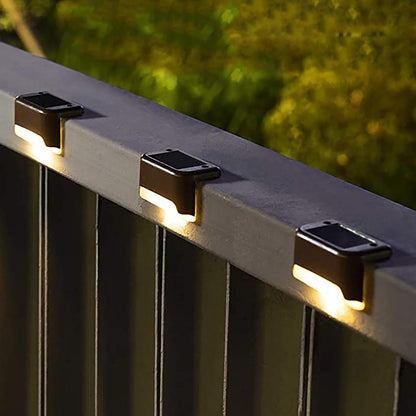 solarne LED lampe za ogradu 4 kom — detalj 6