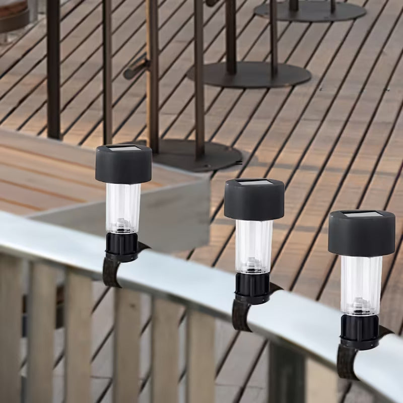 solarne LED lampe za ogradu set od 8 — detalj 1