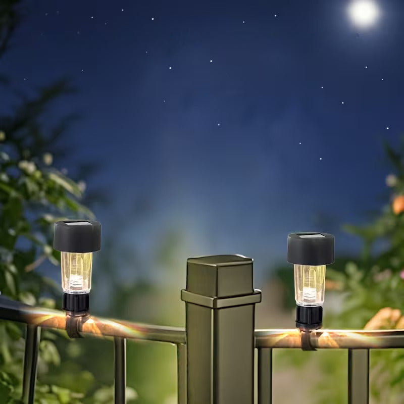 solarne LED lampe za ogradu set od 8 — detalj 3