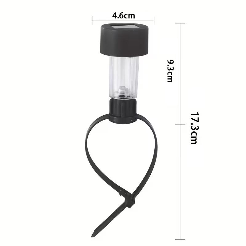 solarne LED lampe za ogradu set od 8 — detalj 7
