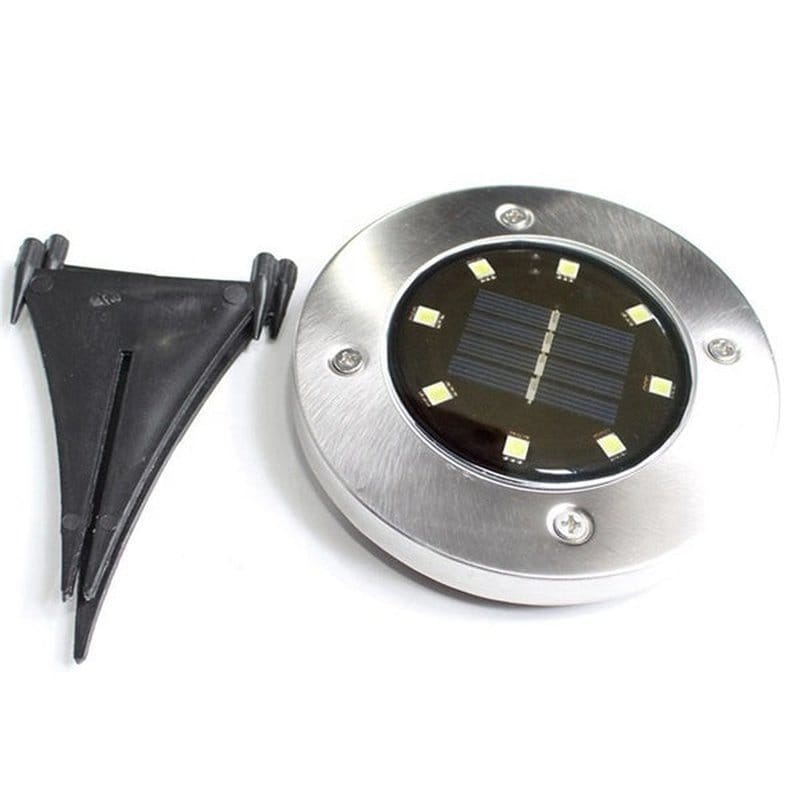 solarne lampe za dvorište 4 komada inox — detalj 2