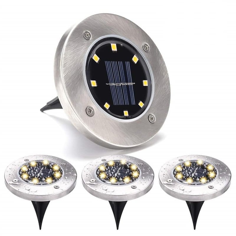 solarne ubodne lampe za baštu 4 komada — detalj 2