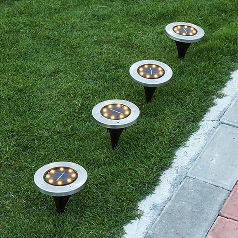 solarne ubodne lampe za baštu 4 komada — detalj 6