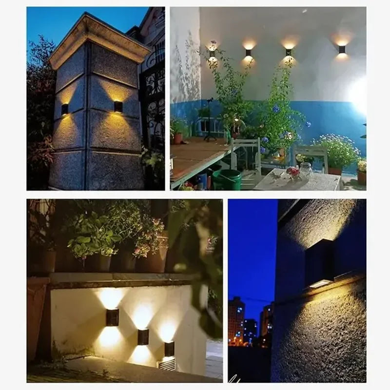 solarne zidne lampe za dvorište 4 komada — detalj 7