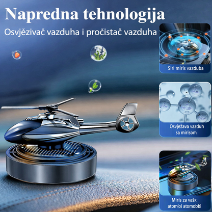 solarni helikopter difuzer za auto — pregled