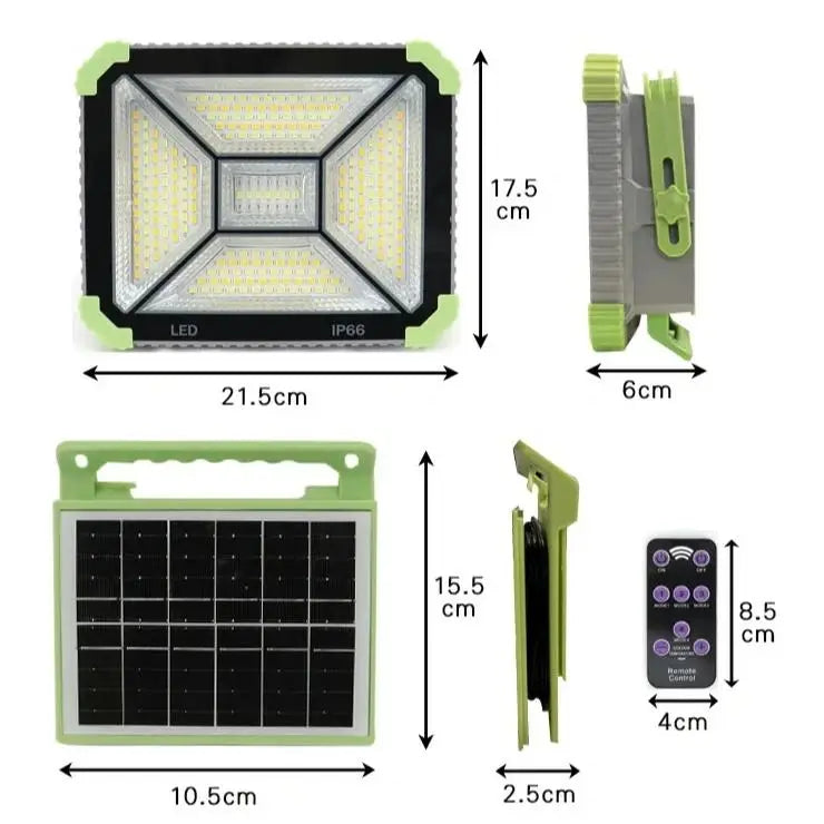 solarni LED reflektor JLP-2196 — detalj 1