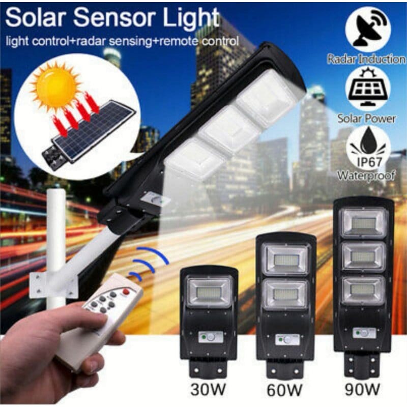 solarni reflektor 90W sa daljinskim upravljačem — pregled