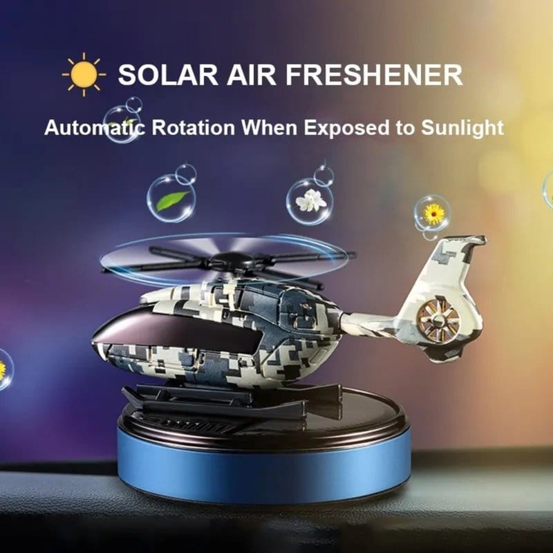 solarni osveživač vazduha za auto helikopter — detalj 2
