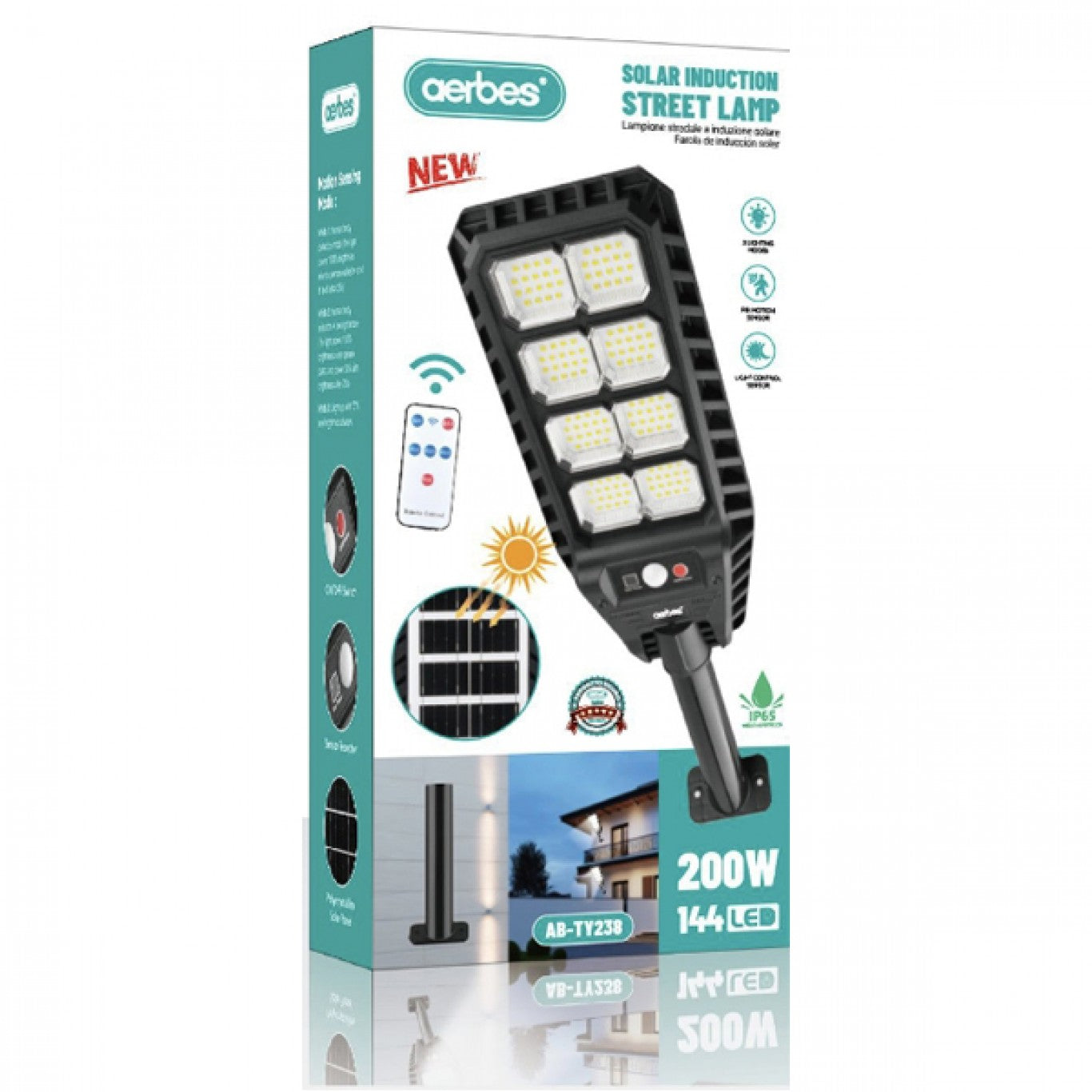 solarni reflektor AERBES 200W — detalj 2