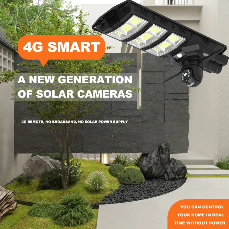 solarni reflektor sa 4G PTZ kamerom 2u1 — detalj 3
