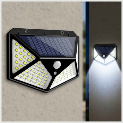 solarni reflektor 100 LED sa senzorom pokreta — pregled