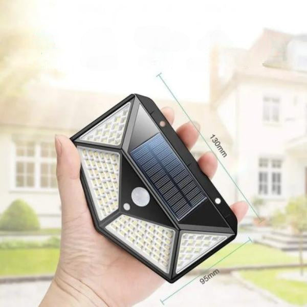 solarni reflektor 100 LED sa senzorom pokreta — detalj 3