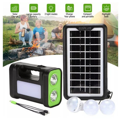 solarni sistem sa akumulatorom i 3 sijalice — pregled