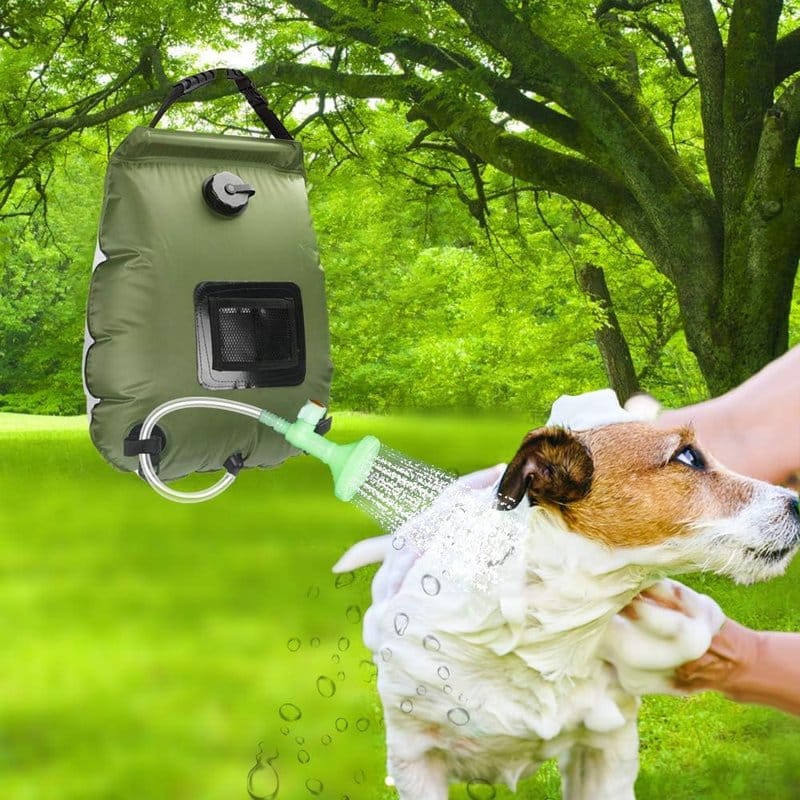 solarni tuš za kampovanje 20l — detalj 3