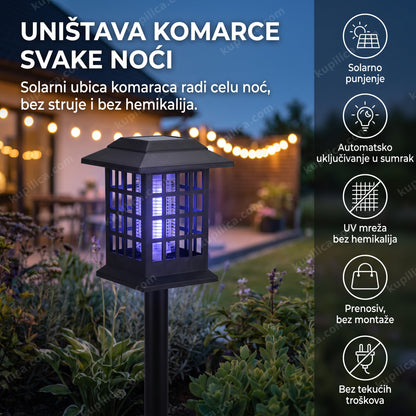 solarni ubica komaraca za baštu sa uv svetlom uveče, benefiti proizvoda