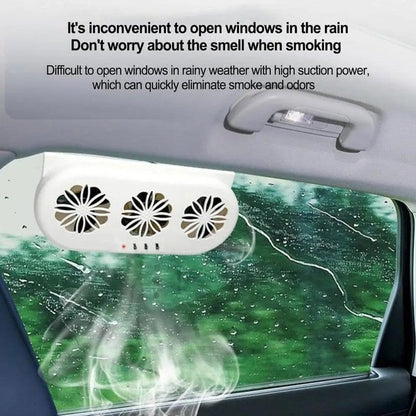 solarni ventilator za auto sa 3 glave — detalj 3