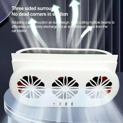 solarni ventilator za auto sa 3 glave — detalj 4
