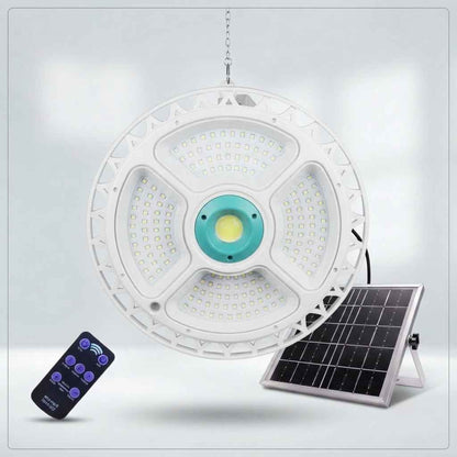 solarni viseći reflektor sa daljinskim — lampa okačena o lanac