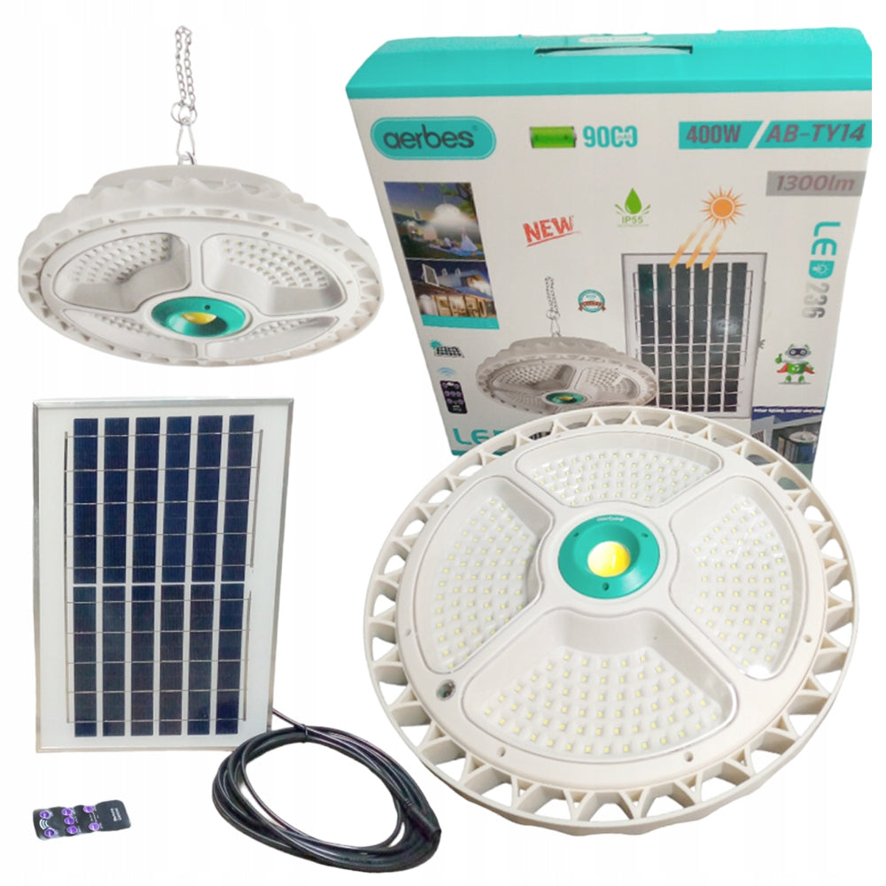 viseći solarni reflektor sa daljinskim upravljačem u kutiji