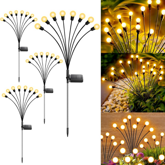 solarno led drvo lampion set — pregled