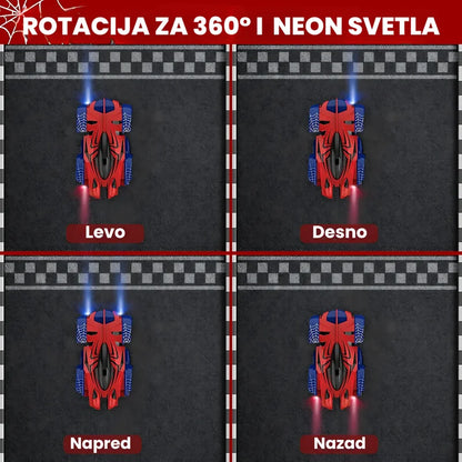 spiderman autić koji se penje po zidu — detalj 2