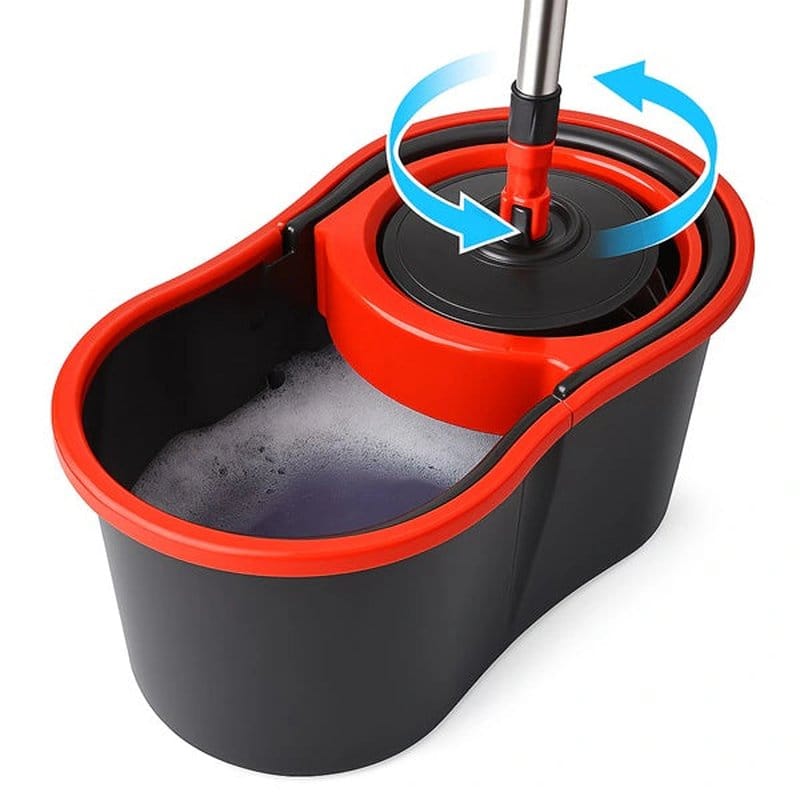 spin mop džoger crni — detalj 2