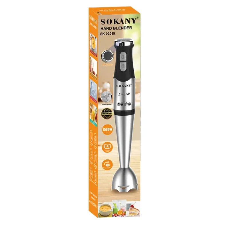 štapni blender SOKANY SK-02019 u upotrebi za pripremu krem supe