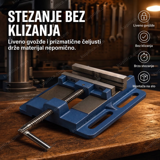 stega za stubnu bušilicu 80mm na stolu ispod bušilice