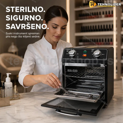 sterilizator SM-220 za manikir i pedikir pribor na radnoj površini salona