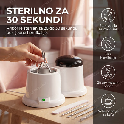sterilizator za manikir pribor u salonu sterilise makaze i turpije, benefiti proizvoda