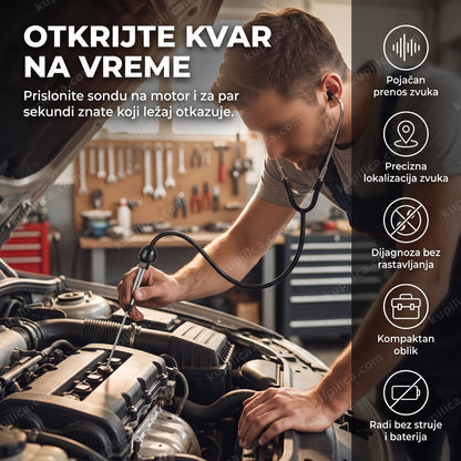 stetoskop za majstore osluškuje zvuk ležaja na motoru automobila, benefiti proizvoda