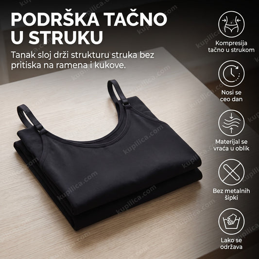 crni steznik bodi uredno savijen na drvenoj podlozi bez modela