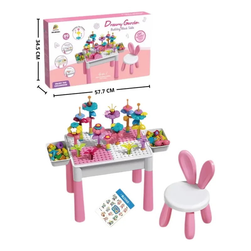 pakovanje dreamy garden stola sa kockama sa dimenzijama 34,5 i 57,7 cm