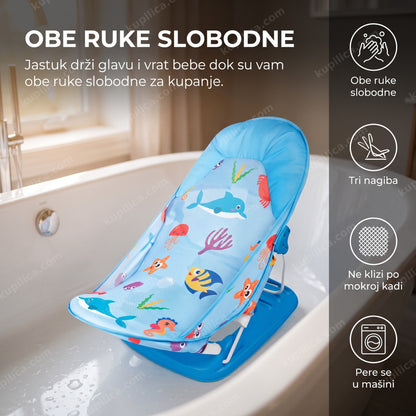 prazna stolica za kupanje bebe u kadi bez deteta, benefiti proizvoda