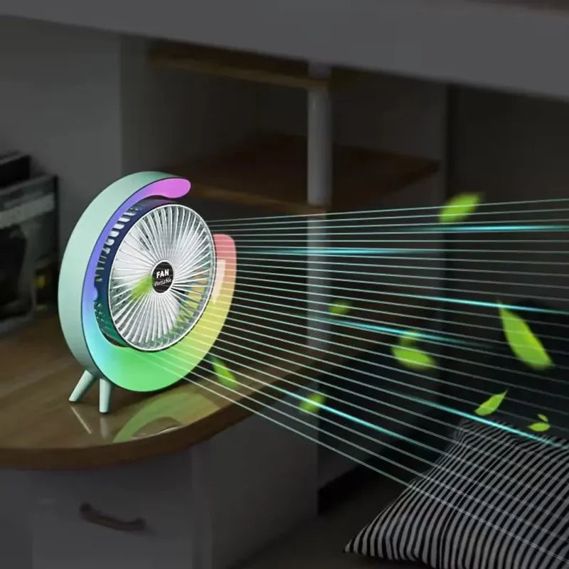 stoni ventilator sa 3 brzine i svetlom — detalj 9
