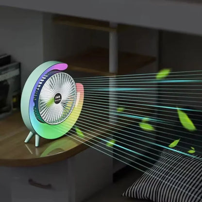 stoni ventilator sa 3 brzine i svetlom — detalj 9