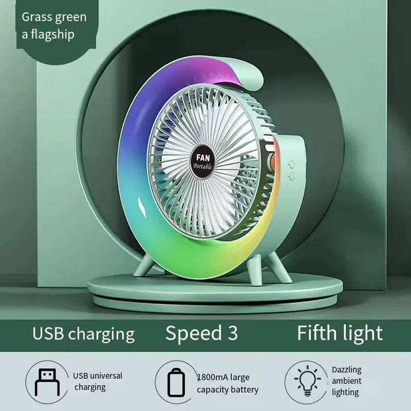 stoni ventilator sa 3 brzine i svetlom — detalj 10