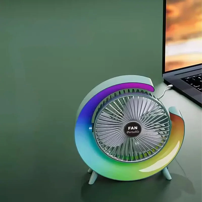 stoni ventilator sa 3 brzine i svetlom — detalj 8