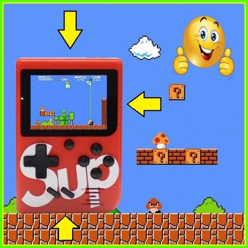 super game box 400 u 1 ručna konzola — detalj 4