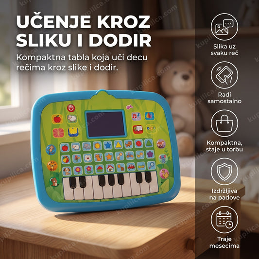 prenosiva tabla za učenje engleskog jezika sa slikama umesto reči