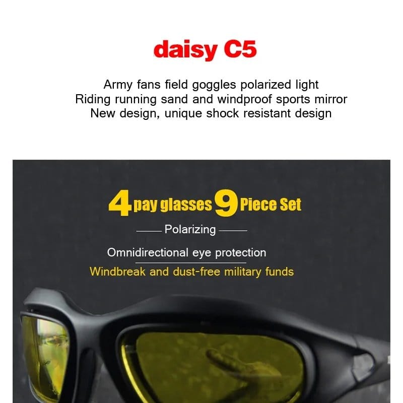 taktičke naočare Daisy Military — detalj 3