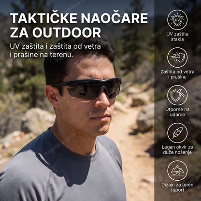 taktičke naočare sa tamnim staklom za outdoor aktivnosti, benefiti proizvoda