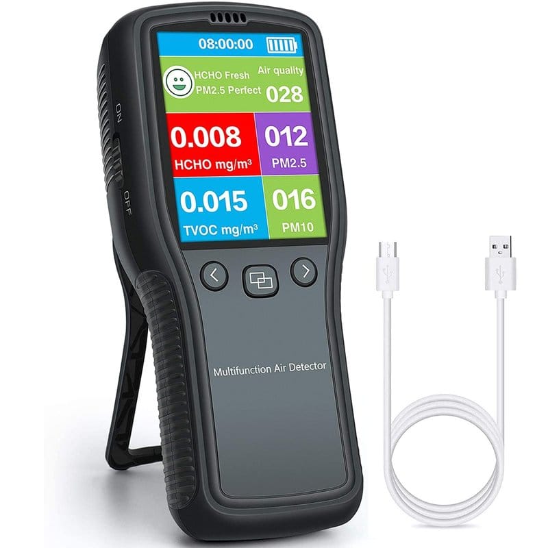 tester kvaliteta vazduha PM2.5, PM10, AQI, HCHO i TVOC — pregled