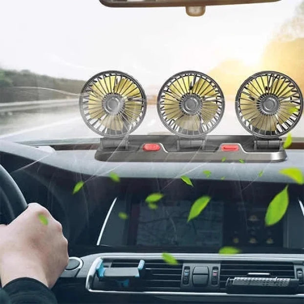 trostruki ventilator za auto 12V — detalj 2