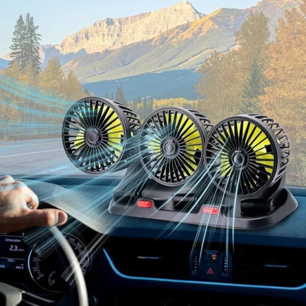 trostruki ventilator za auto 12V — detalj 3
