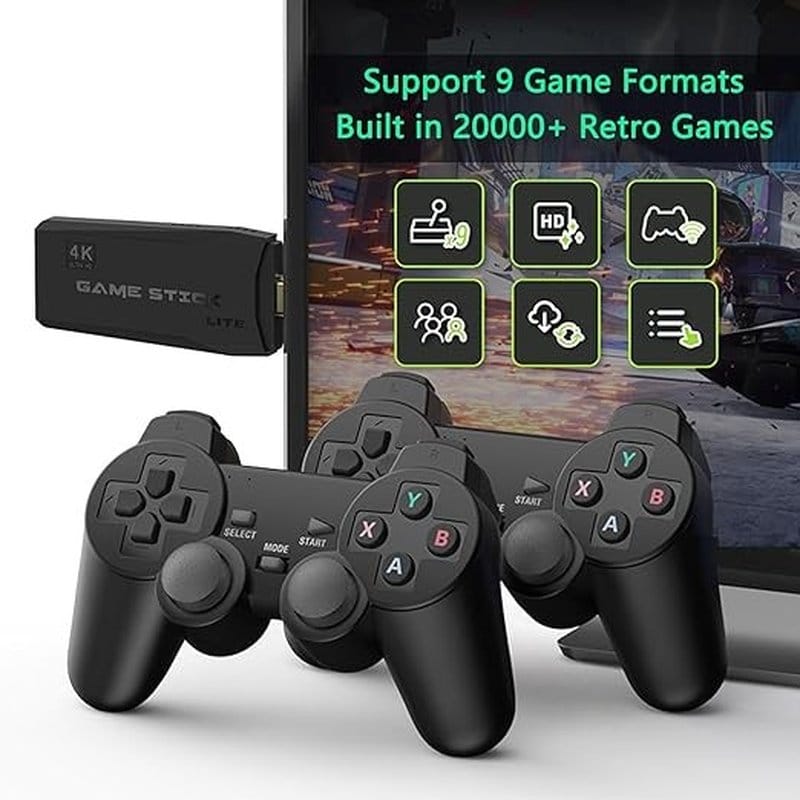 tv game stick retro konzola sa 20.000 igrica — pregled