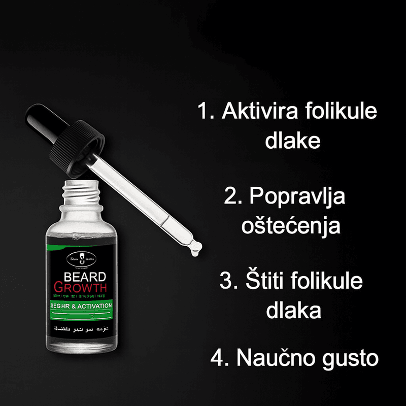 ulje za rast brade — detalj 1