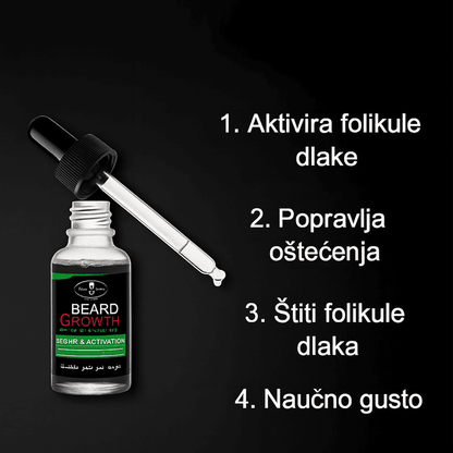 ulje za rast brade — detalj 1